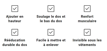 Correcteur de posture instantané - PostureProX