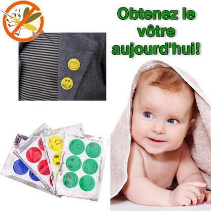 Patchs Anti-Moustiques - Formule Naturelle (Pour Adultes et Enfants)