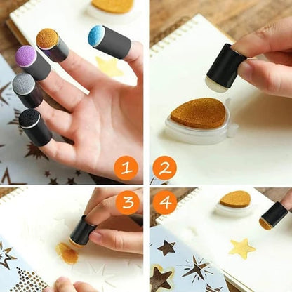 Stampit - Kit de peinture au doigt éponge