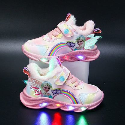 Chaussures lumineuses imprimé princesse