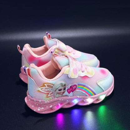 Chaussures lumineuses imprimé princesse