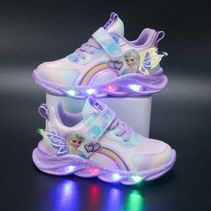 Chaussures lumineuses imprimé princesse